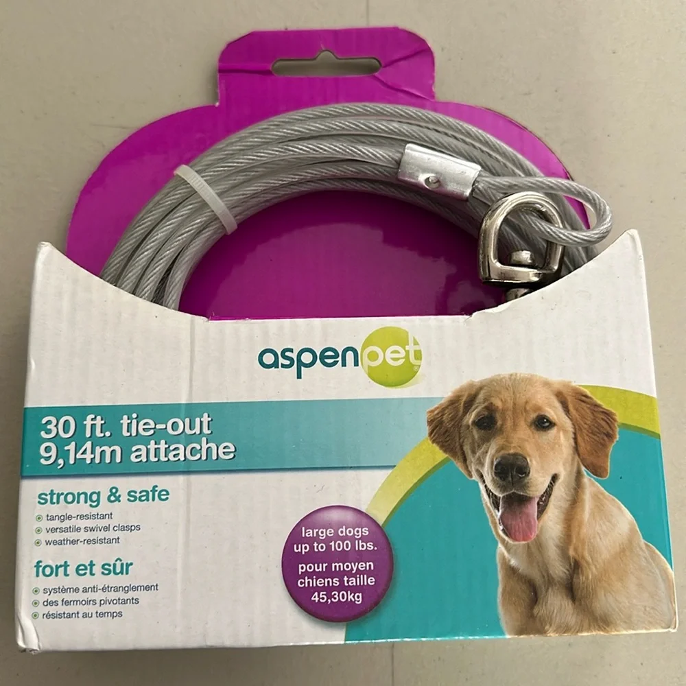 30ft pet tie out for big dogs - Picture 1 of 3